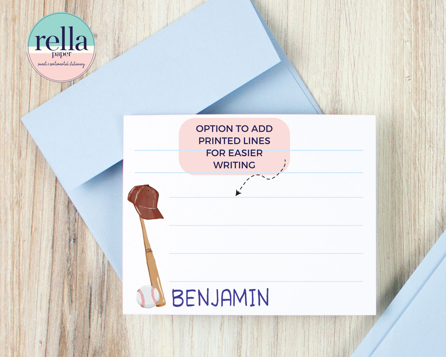 Baseball Stationery Set for Kids