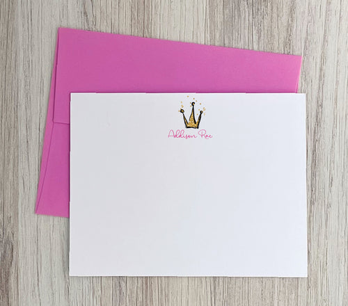 Princess Stationery for Girls Personalized