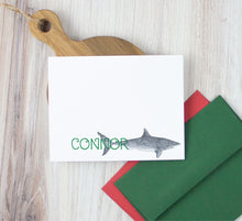 Load image into Gallery viewer, Personalized Shark Stationery Set for Kids