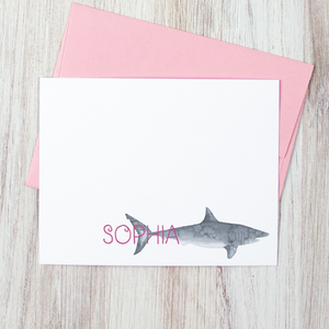 Personalized Shark Stationery Set for Kids