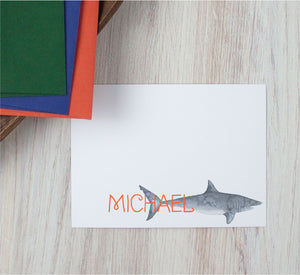 Personalized Shark Stationery Set for Kids