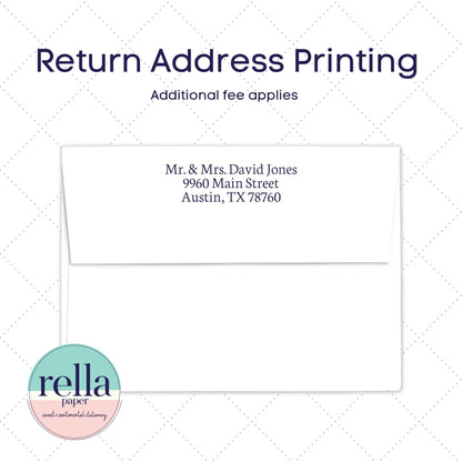 Blue Floral Sympathy Thank You Cards