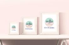 Load image into Gallery viewer, Personalized Unicorn Wall Art for Girls